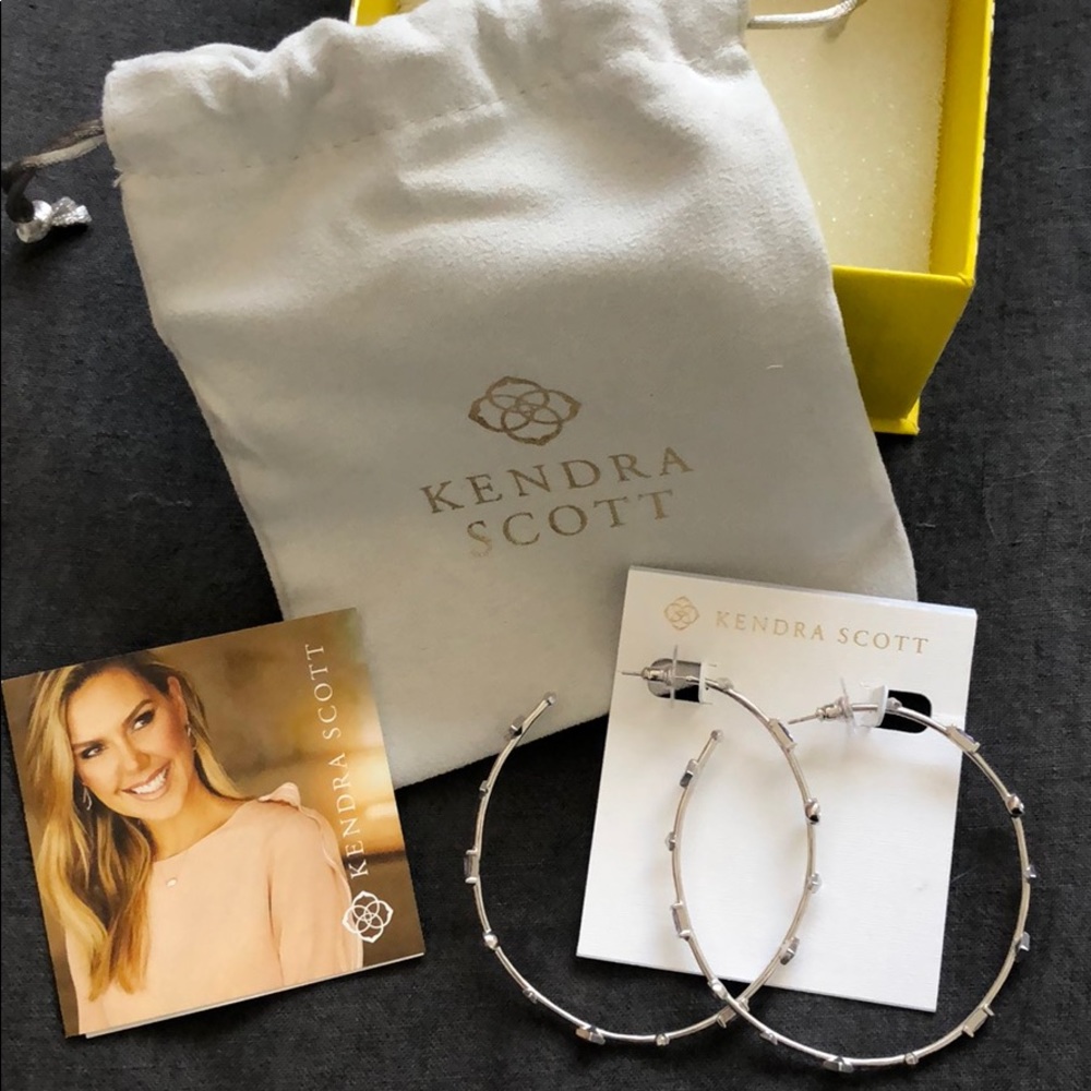 Kendra Scott hoop earrings NIB